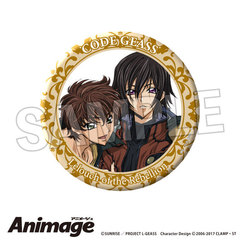 『コードギアス 反逆のルルーシュ』Animageギラギラ缶バッジ 大 A【202506再販】